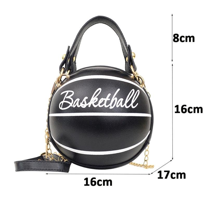 Stylish Basketball Crossbody Bag Creations | High-Quality Leather | Multi-Purpose Chain Strap | Ideal for Teens